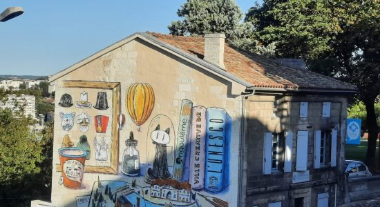 Visite express – Mur peint « Angoulême tout une histoire »
