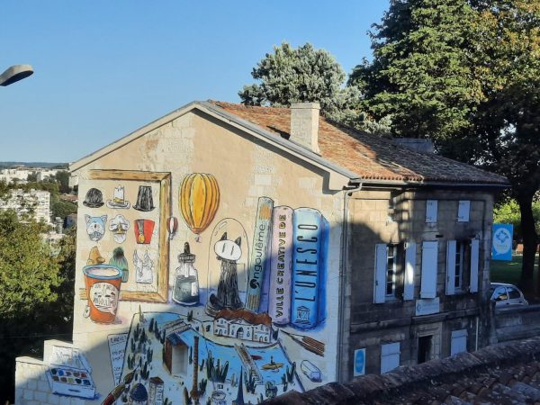 Visite express – Mur peint « Angoulême tout une histoire »