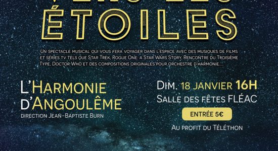 Concert Harmonie d&rsquo;Angoulême « Vers les Étoiles »