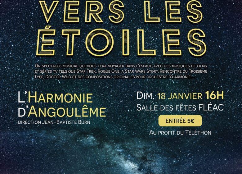 Concert Harmonie d&rsquo;Angoulême « Vers les Étoiles »