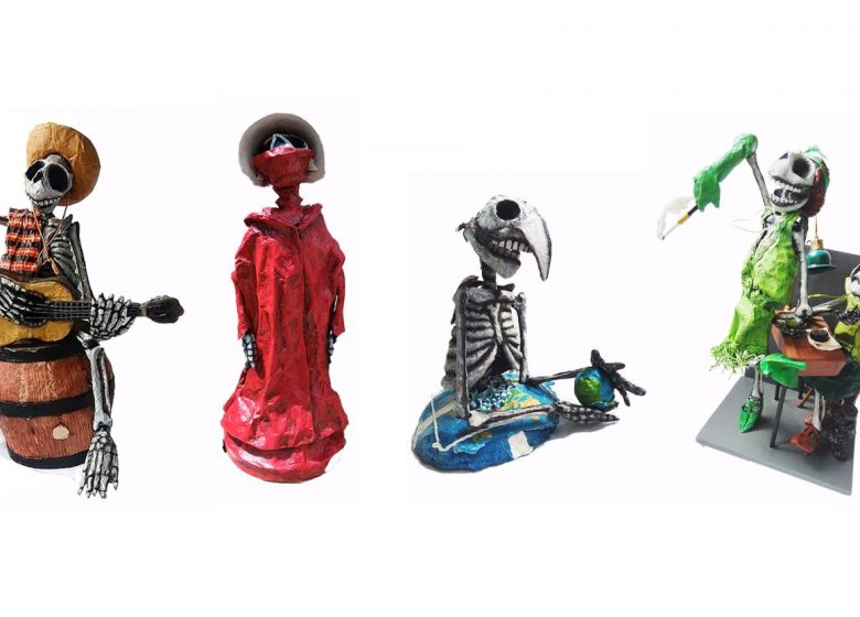 Exposition sculptures en papier mâché