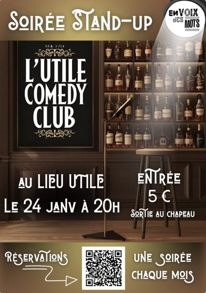 Soirée stand-up – L’Utile comedy club