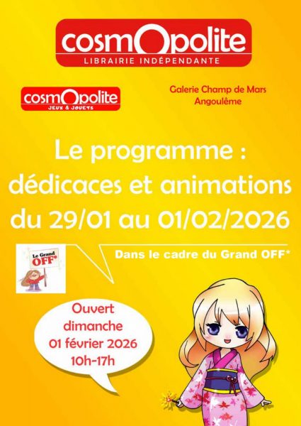 Le Grand 0ff programme de Cosmopolite