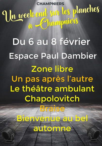 Théâtre – Un week-end sur les planches à Champniers #2