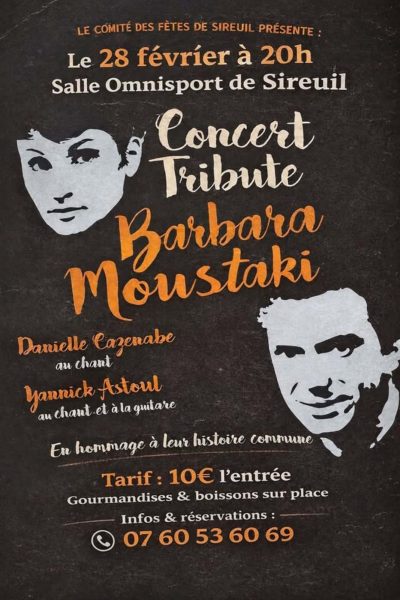 Concert – Barbara et Moustaki