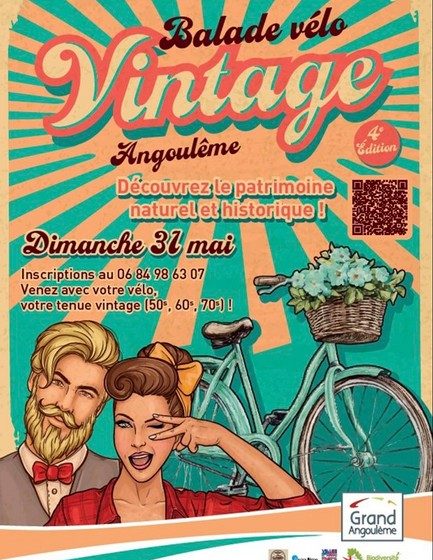 4ème édition Balade vélo Vintage à Angoulême