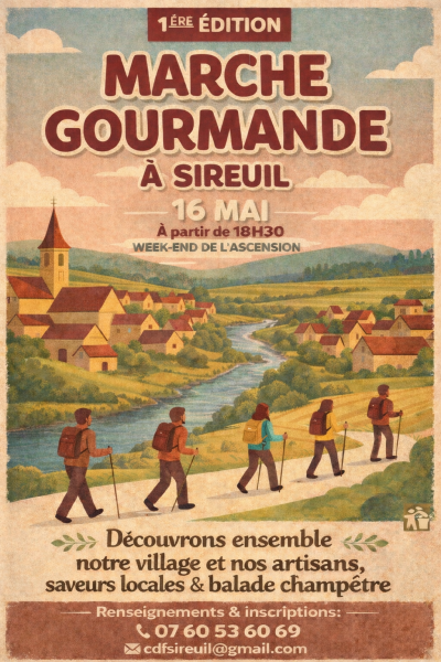 Marche gourmande à Sireuil