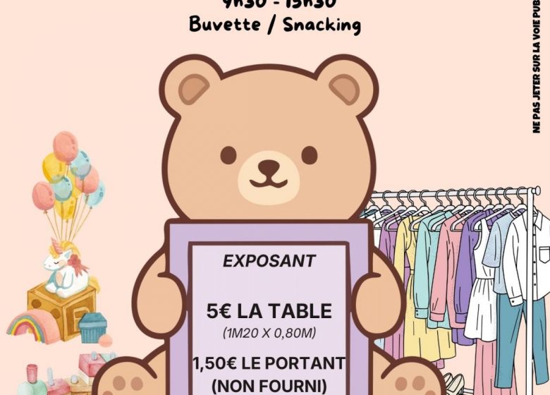 Bourse aux jouets et aux vêtements