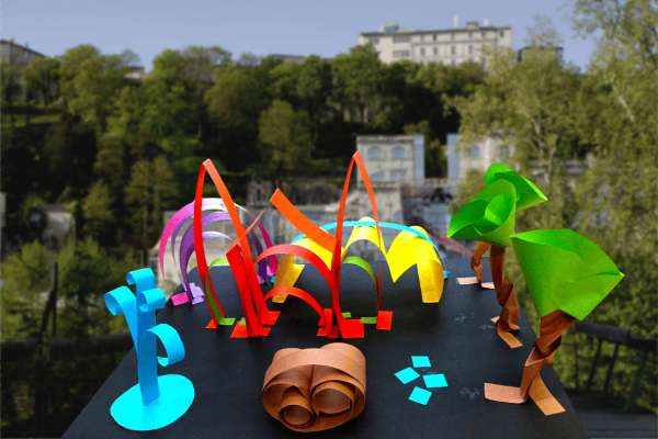 Les z&rsquo;arteliers en famille – La ville en papier