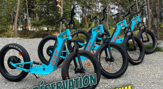 Balade en trottinette électrique tout terrain