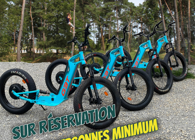 Balade en trottinette électrique tout terrain