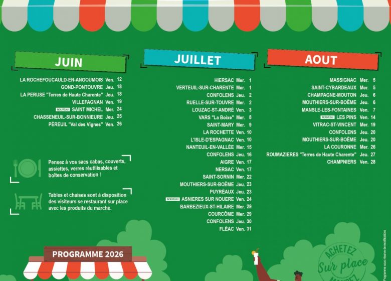 Marché des producteurs de pays de Asnières-sur-Nouère