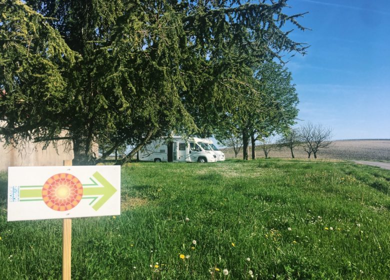 Aire de service camping-cars chez ABK6