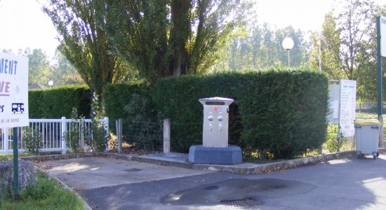 Borne de camping cars